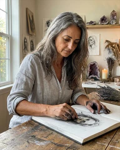 Alexandra, artiste intuitive originaire de Provence
